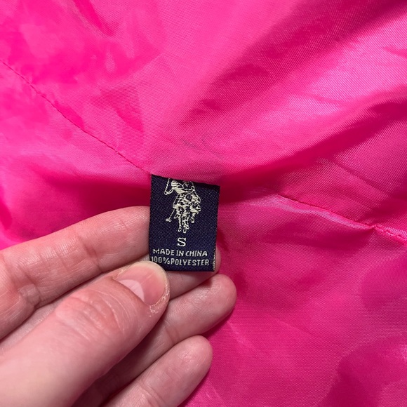 U.S. Polo Assn Puffer Hooded Black Coat women’s Small - Picture 13 of 13